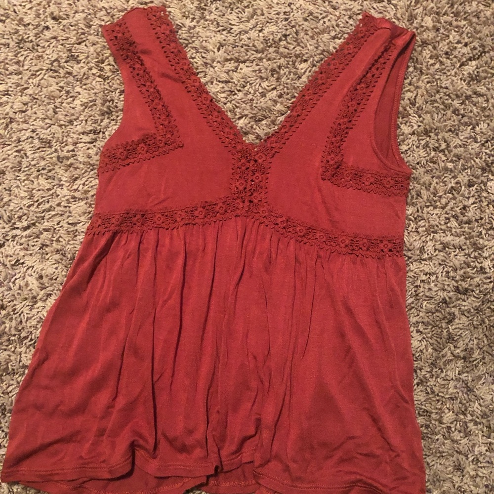 peach tank top size:S